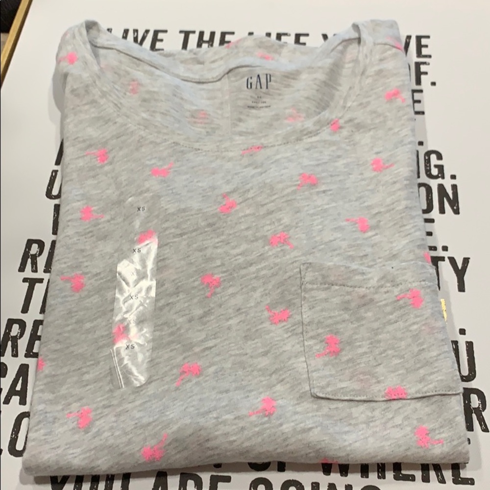 GAP Palm Tree Pocket Tee